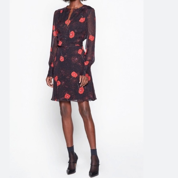 Equipment Dresses Equipment Floral Silk Dress Poshmark